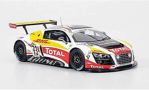 Audi R8 lms 1/43 Spark No.73 Total/DHL 24h Spa 2010 modelauto