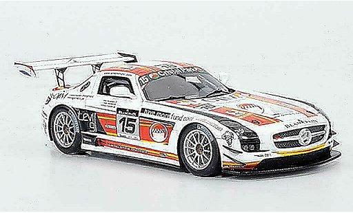 Mercedes SLS Coupe 1/43 Spark AMG No.15 OIM 24h Spa 2011 modelauto