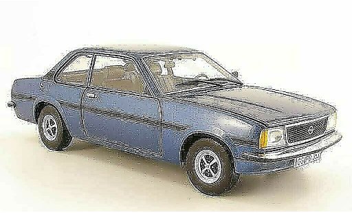 Opel Ascona B B 1/18 Sun Star SR blauw 1975 modelauto