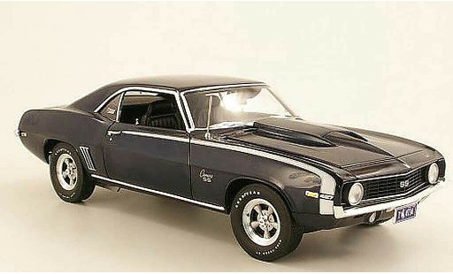 Chevrolet Camaro Z28 1/18 Highway 61 Baldwin Motion blauw 1969 modelauto