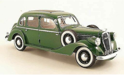 Skoda Superb 1938 1/18 Abrex 913 groen modelauto