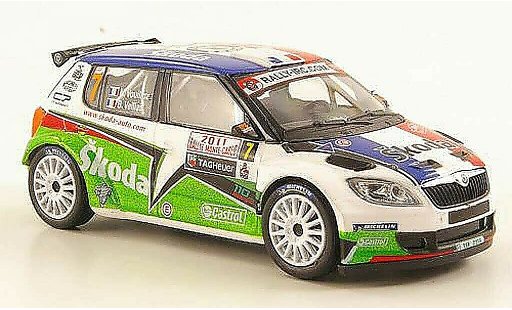 Skoda Fabia S2000 1/43 Abrex No.7 Vouilloz/Veillas Rally Monte Carlo 2011 modelauto
