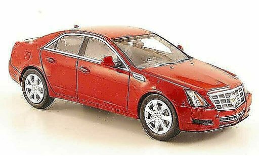 Cadillac CTS Sedan 1/43 Luxury Collectibles Sport rood 2011 modelauto