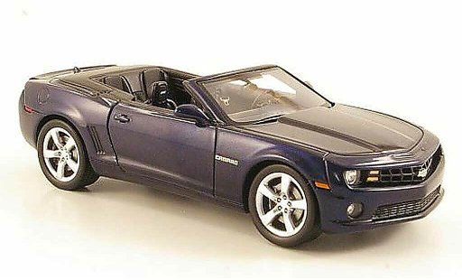 Chevrolet Camaro SS 1/43 Luxury Collectibles Cabriolet blauw 2011 modelauto