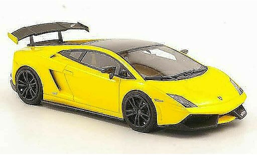 Lamborghini Gallardo LP570-4 1/43 Look Smart Super Trofeo Stradale geel/zwart modelauto