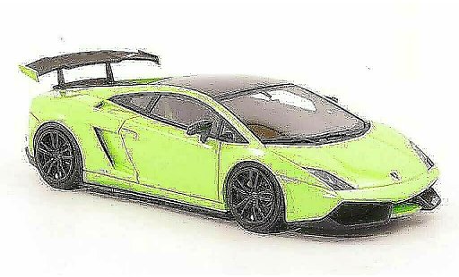 Lamborghini Gallardo LP570-4 1/43 Look Smart Super Trofeo Stradale groen/zwart modelauto