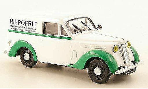 Renault Juvaquatre Base 1/43 Eligor bestelwagen Hippofrit modelauto