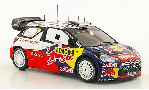 DS Automobiles DS3 WRC 2011 1/43 Spark No.2 S.Ogier / J.Ingrassia Rally Duitsland modelauto