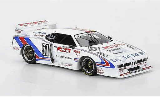 Bmw M1 1981 1/43 Spark No.51 Metz Schnitzer -Team H.-J.stuk Norisring modelauto