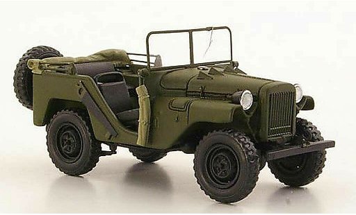 Gaz 64 Base 1/43 DIP Models olijfgroengroen 1941 modelauto