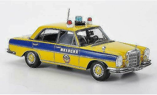 Mercedes 280 SE 1/43 DIP Models (W108) GAI - Milizija Mockba Politie Moskau 1975 modelauto