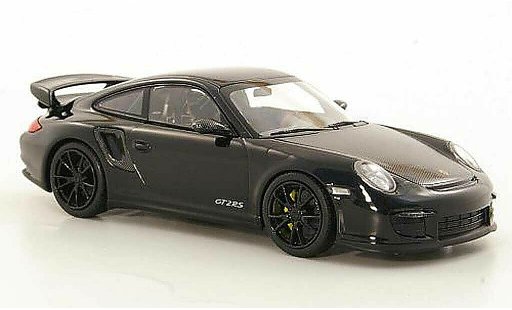 Porsche 911 GT2 RS 1/43 Minichamps 2010 (II) zwart/Carbonoptik modelauto