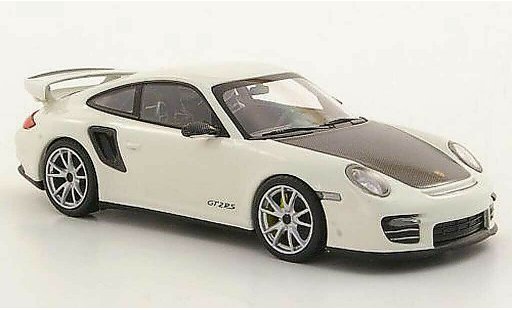 Porsche 911 GT2 RS 1/43 Minichamps 2010 (II) wit/Carbonoptik modelauto