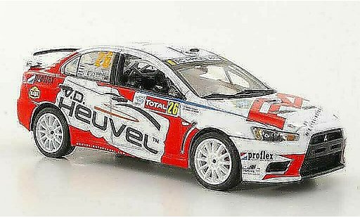 Mitsubishi Lancer Evolution IX 1/43 Vitesse R4 No.26 J.v.d.Heuvel / M.Kolman Rally Ypern 2011 modelauto