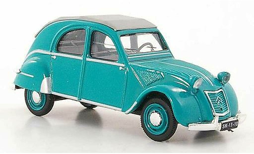 Citroen 2CV Berline 1/43 Vitesse Belgium groen 1956 modelauto