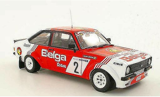 Ford Escort Rally 1/18 Sun Star 1800 No.2Belga R.Droogmans / A.GeronSkoda 1981 modelauto