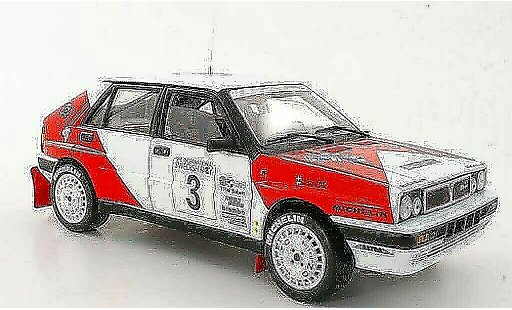 Lancia Delta HF Integrale 1/18 Sun Star No.3 Marlboro M.Ericsson / C.Billstam Rally Zweden 1989 modelauto