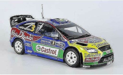 Ford Focus RS WRC 1/18 Sun Star 09 No.3 Abu Dhabi/BP Rally Finnland 2009 M.Hirvonen/J.Lehtinen modelauto