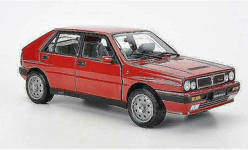 Lancia Delta HF Integrale 1/18 Sun Star 8V rood 1990 modelauto