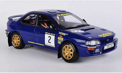 Subaru Impreza 555 1/18 Sun Star No.2 2nd 1000 Lakes Rally 1993 A.Vantanen/B.Berglund modelauto