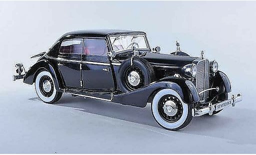 Maybach SW SW38 1/18 Signature 38 cabriolet Spohn zwart 4-portes (Premium) 1937 modelauto
