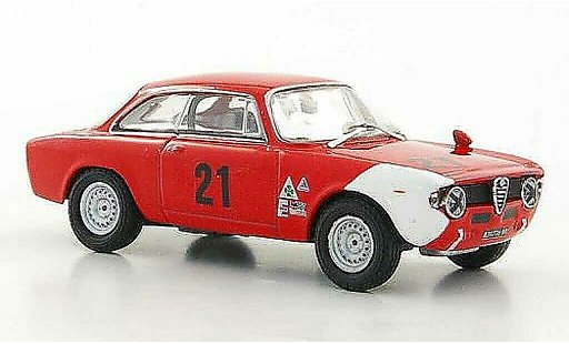Alfa Romeo Giulia sprint gta 1/43 M4 1600 No.21 A.de Adamich GP Belgien 1967 modelauto