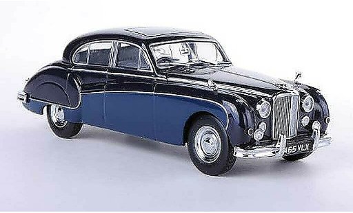 Jaguar MK 8 1/43 Oxford MkVIII zwart/blauw RHD modelauto