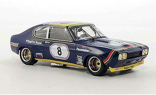 Ford Capri RS 2600 1/43 Trofeu MkI No.8 B.Muir Super Sports 200 Silverstone 1972 modelauto