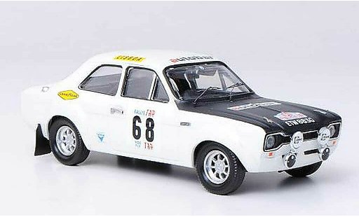Ford Escort MK1 1/43 Trofeu 1600 TC No.68 Autobar T.Fall / H.Liddon Rally Portugal 1970 modelauto