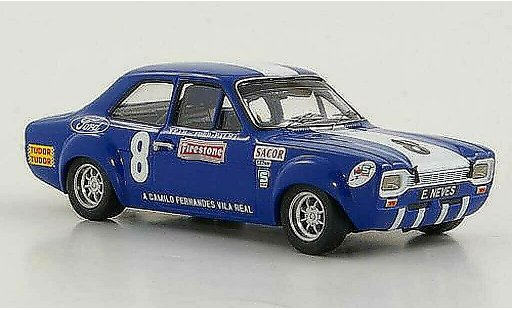 Ford Escort RS 1600 1/43 Trofeu TC No.8 Team -Palma E.Neves 6h Vila Real 1969 modelauto