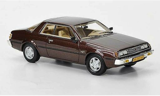 Mitsubishi Sapporo Base 1/43 Neo MkI Coupe bruin 1982 modelauto