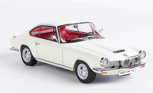 Bmw 1600 GT 1/43 Neo wit 1967 modelauto