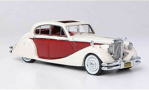 Jaguar MK 5 1/43 Neo beige/rood LHD 1950 modelauto