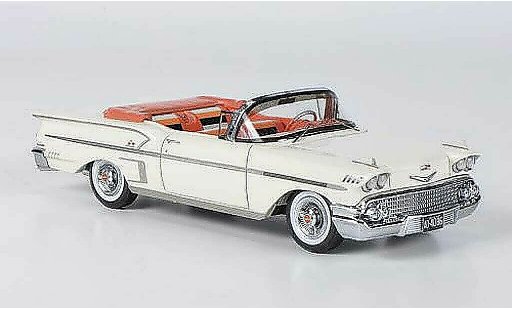Chevrolet Bel Air Convertible 1/43 Neo 1958 Impala 2-portes Cabriolet wit modelauto