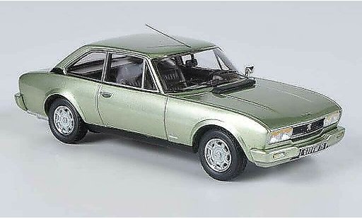 Peugeot 504 coupe 1/43 Neo Phase II grijs groen 1980 modelauto