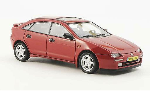 Mazda 323 F (BA) MK2 1/43 Neo rood 1994 modelauto