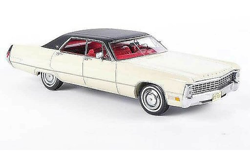 Imperial Le Baron Base 1/43 Neo beige/matzwart 1971 modelauto