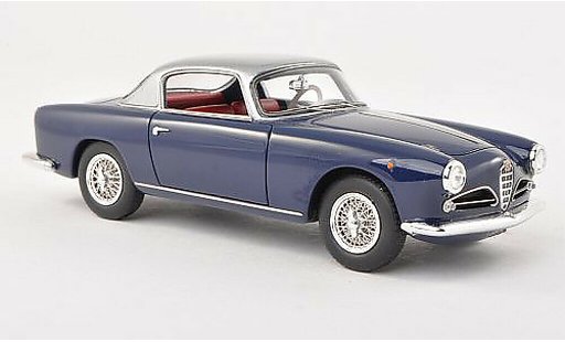 Alfa Romeo 1900 coup&Atilde;&copy; ss touring 1/43 Neo Sprint C zwart-blauw/grijs 1956 modelauto