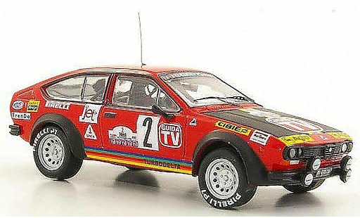 Alfa Romeo Alfetta gtv 2.0 1/43 M4 V Alfetta No.2 Pregliasco / Reisoli Targa Florio 1980 modelauto