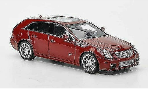 Cadillac CTS-V Station Wagon 1/43 Luxury Collectibles Sport rood 2011 modelauto