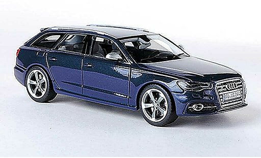 Audi S6 avant 1/43 Schuco (C7) blauw 2012 modelauto