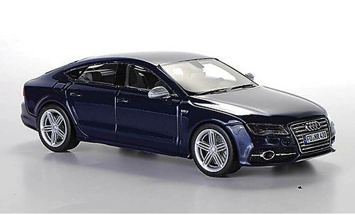 Audi S7 sportback 1/43 Schuco blauw 2012 modelauto