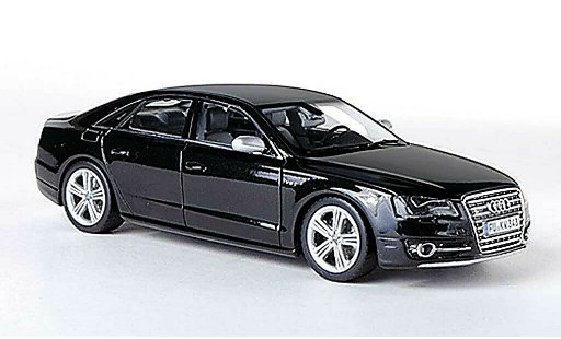 Audi S8 berline 1/43 Schuco (D4) zwart 2012 modelauto
