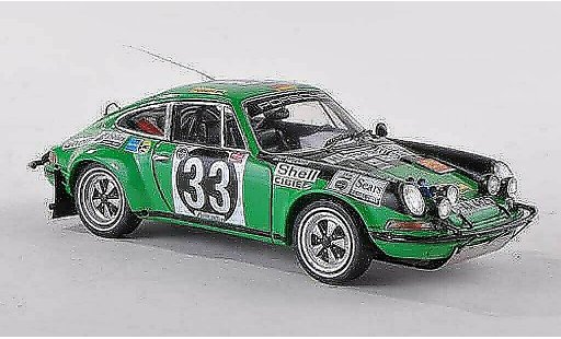 Porsche 911 Base 1/43 TrueScale Miniatures ST No.33 celui-ci Africain Safari Rally 1971 B.Waldegaard/L.Helmer modelauto