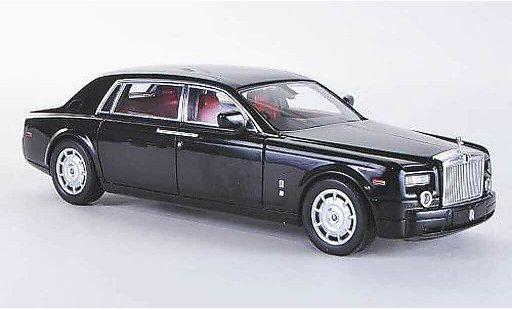 Rolls Royce Phantom 2010 1/43 TrueScale Miniatures LWB zwart RHD modelauto