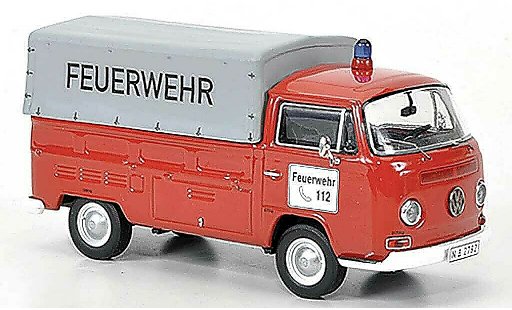 Volkswagen T2 A 1/43 Premium ClassiXXs laadbak/Plane pompier modelauto