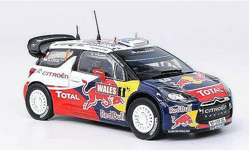 DS Automobiles DS3 WRC 2011 1/43 Norev No.1 Red Bull - Total S.Loeb / D.Elena Rally Groot-Brittanni&Atilde;&laquo; modelauto