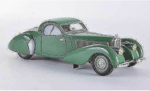 Bugatti 57 C 1/43 Minichamps Coupe groen 1939 modelauto