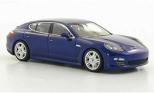 Porsche Panamera 4 1/43 Minichamps 4 blauw 2011 modelauto