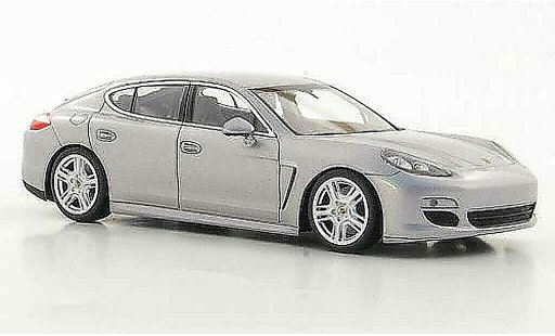 Porsche Panamera S 1/43 Minichamps Hybrid grijs grijs 2011 modelauto